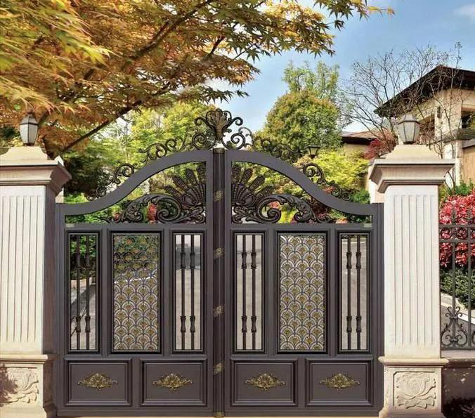 洋房別墅門柱裝飾應用合集欣賞【多圖】 洋房別墅石材庭院門柱