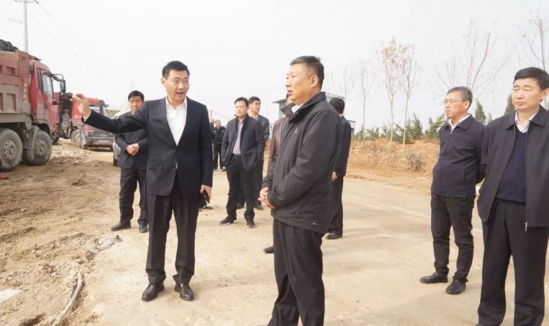 山東汶上縣領導到白石鎮督導檢查石材行業轉型升級深度治理工作及新型城鎮建設