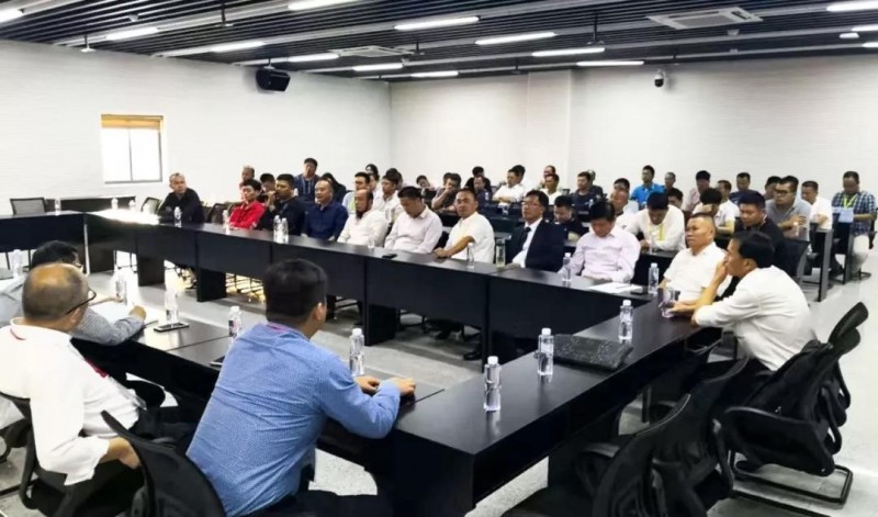 麻城市委副書記、市長蔡緒安蒞臨第十九屆中國(南安)水頭國際石材博覽會