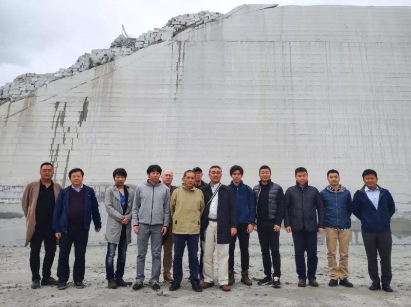 日本石材考察團蒞臨中部（麻城）石材循環經濟產業園考察交流！