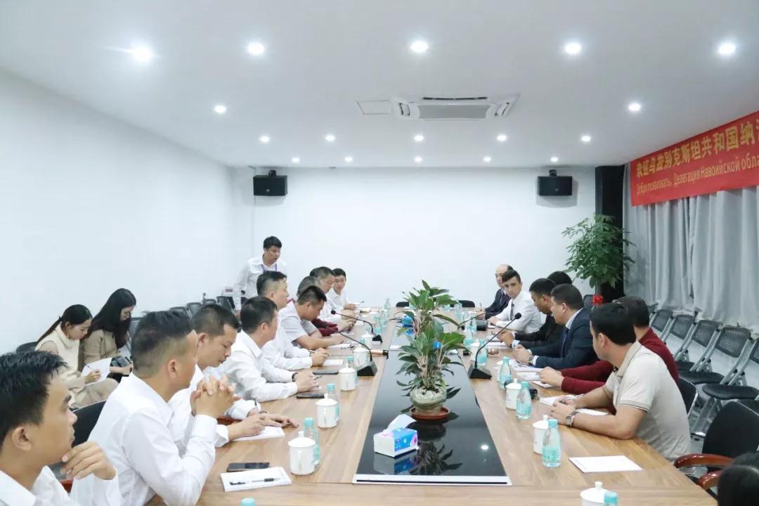 烏茲別克斯坦納沃伊州政府代表團一行蒞臨南安市考察 國外石材考察團來水頭考察石材產業