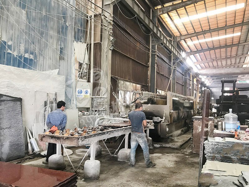 【鴻盛石業】河南梨花紅梨花白電解板染色板專業廠家