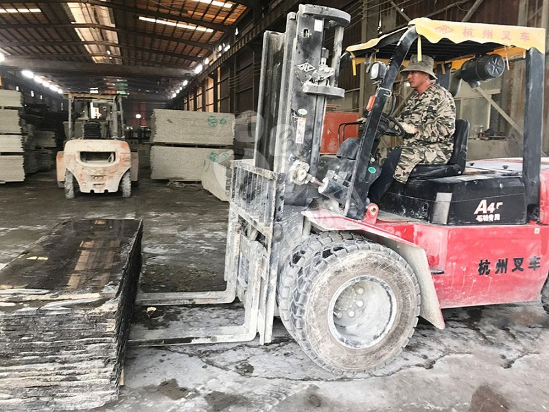 【鴻盛石業】河南梨花紅梨花白電解板染色板專業廠家