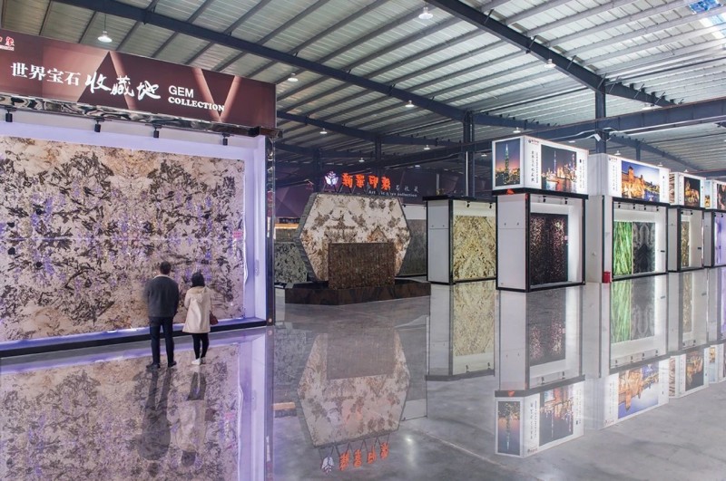 【新景石業(yè)】印象石畫(huà)館告訴你一個(gè)石材背景墻大賣(mài)的秘密