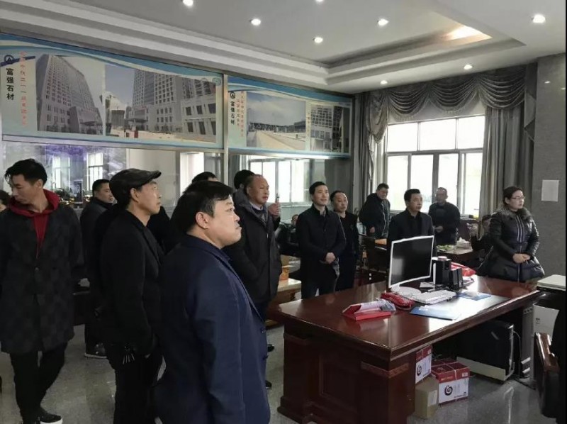 湖北大悟縣組織石材企業到福建富強石材取“綠色發展經”