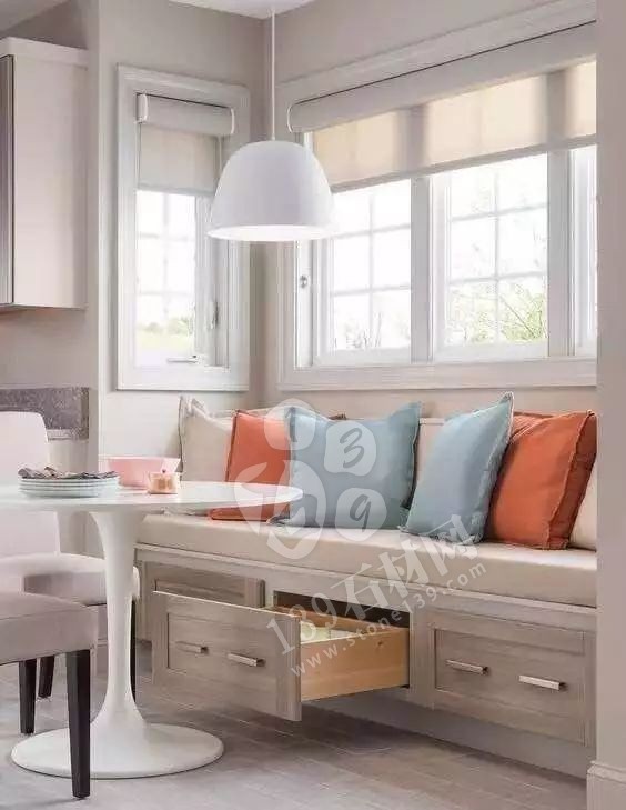 各式各樣的飄窗 裝上石材該有多漂亮!