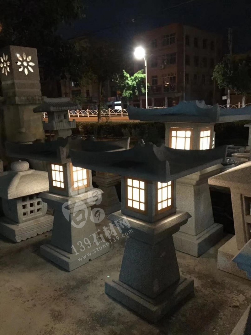 夜晚會發光的石雕產品