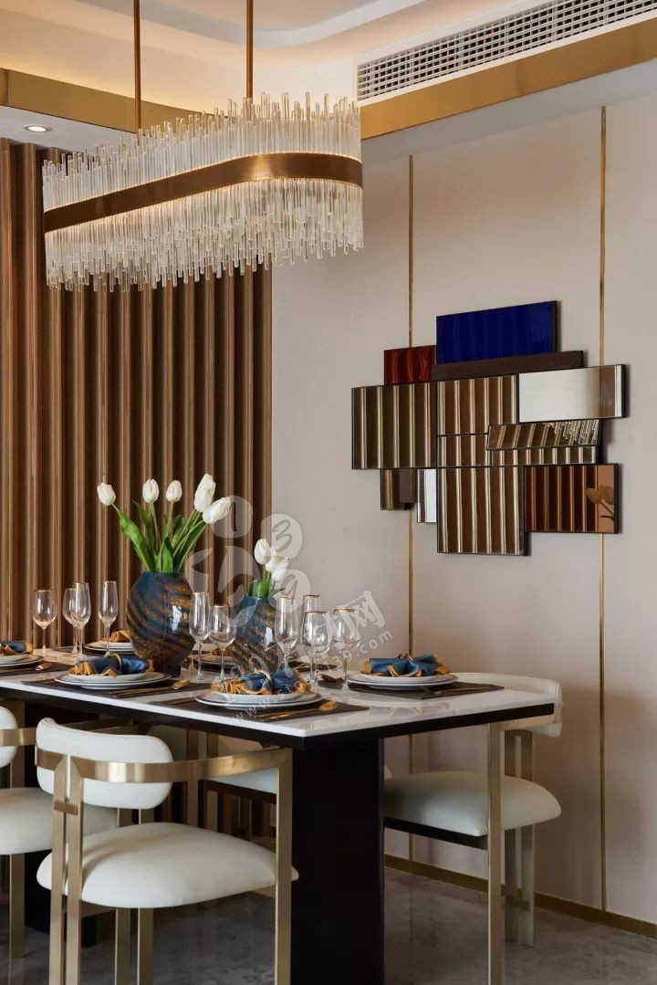 黃銅與大理石的組合 打造家居時尚