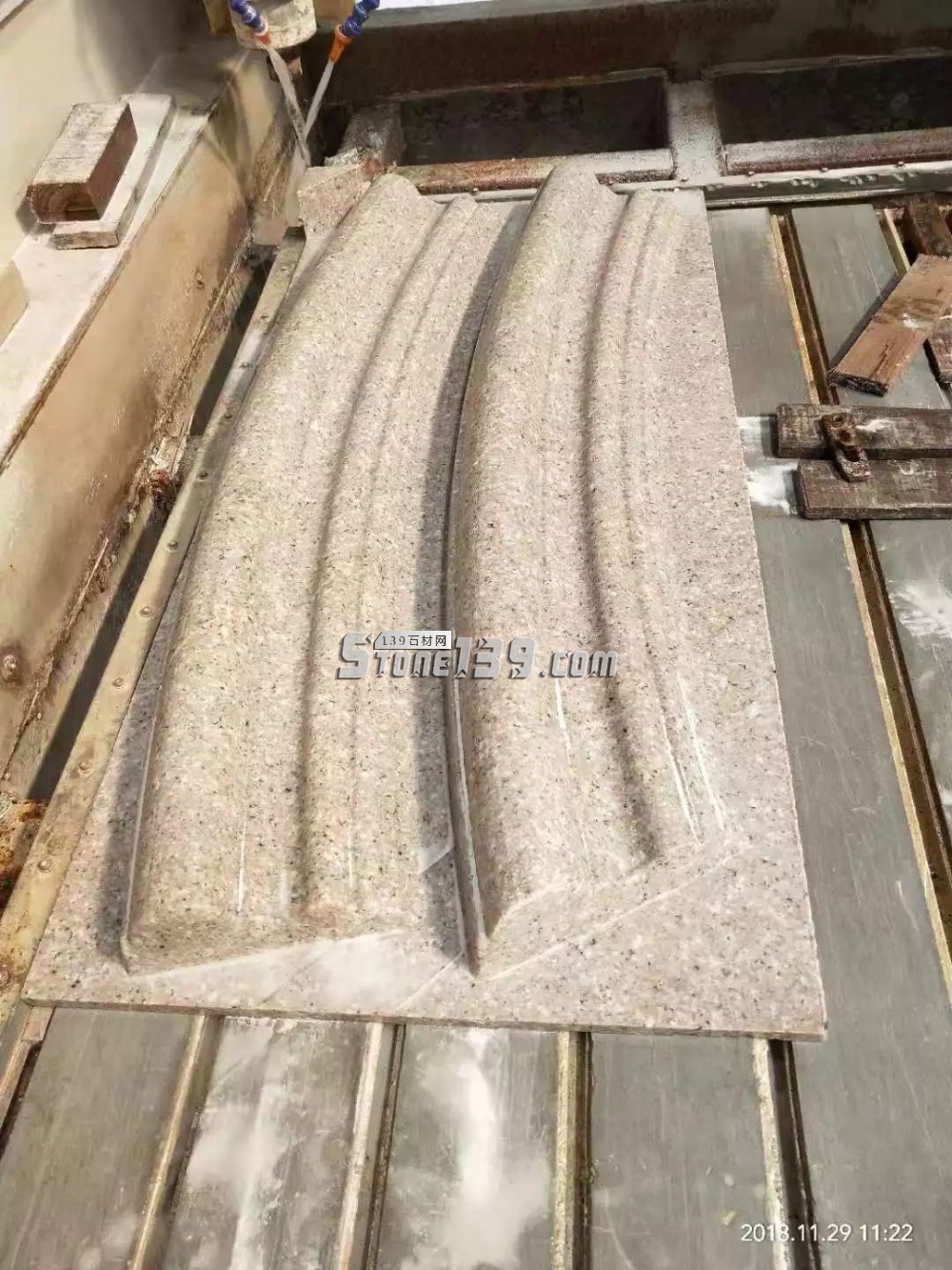 花崗巖異形雕刻機弧形線條產品