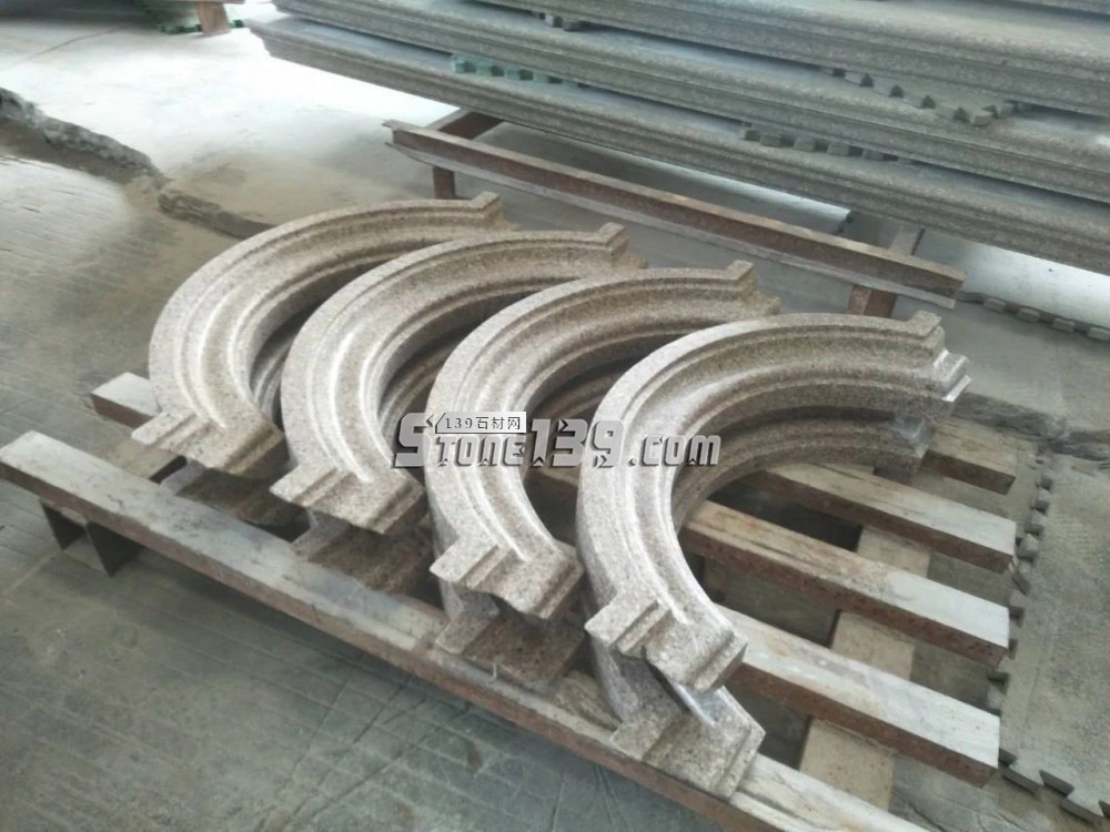 花崗巖異形雕刻機弧形線條產品
