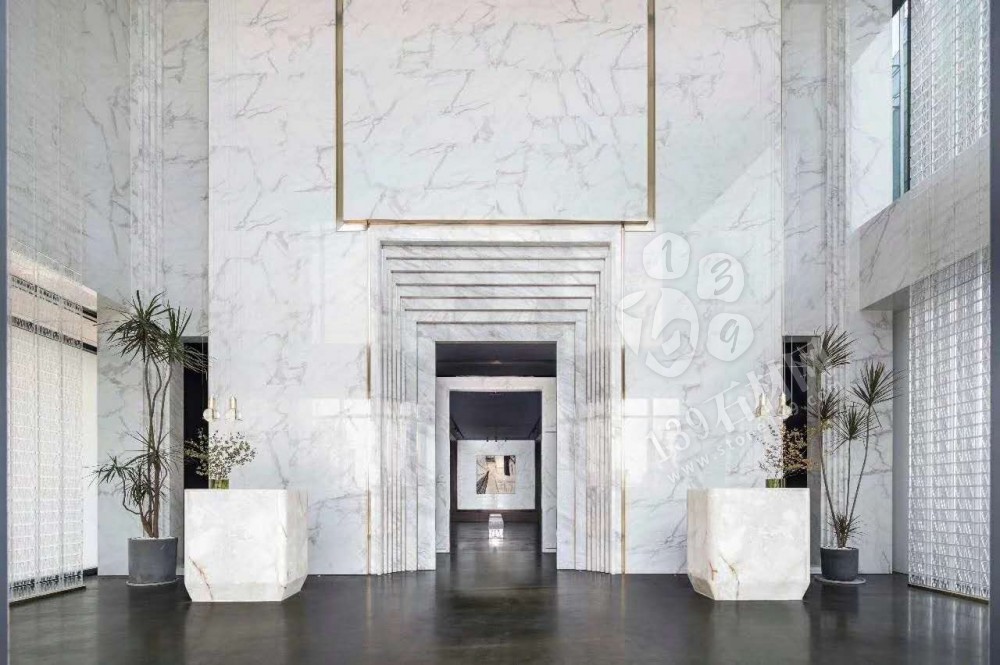 魚(yú)肚白大理石萬(wàn)科工程案例