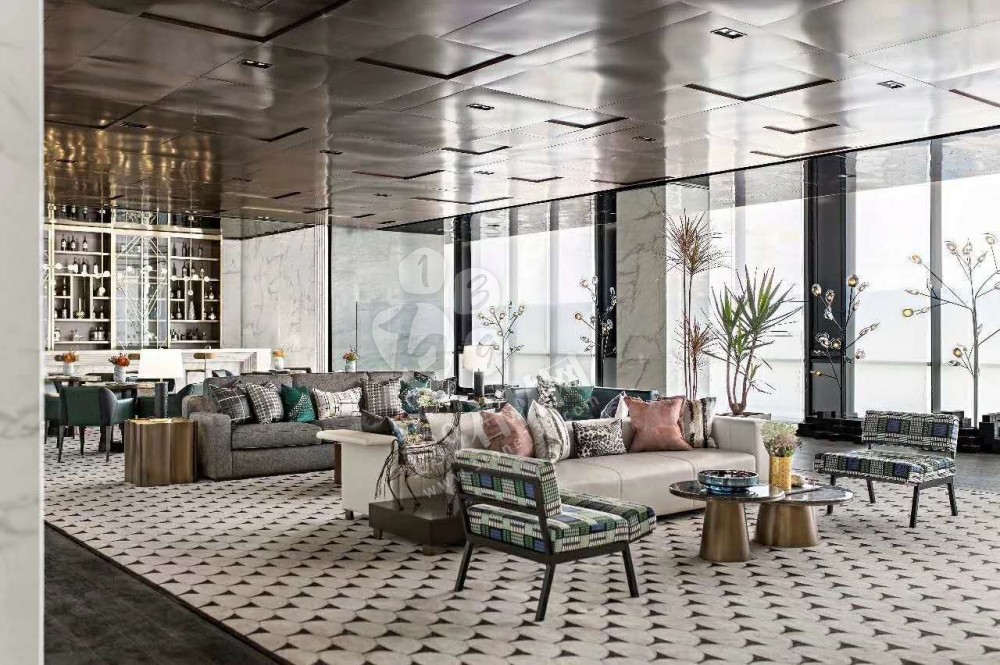 魚(yú)肚白大理石萬(wàn)科工程案例