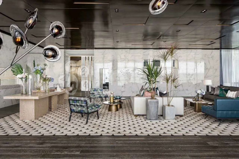 魚(yú)肚白大理石萬(wàn)科工程案例