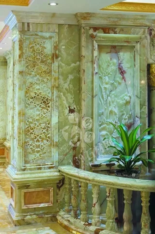 玉石豪宅內部裝飾 百億石材豪宅