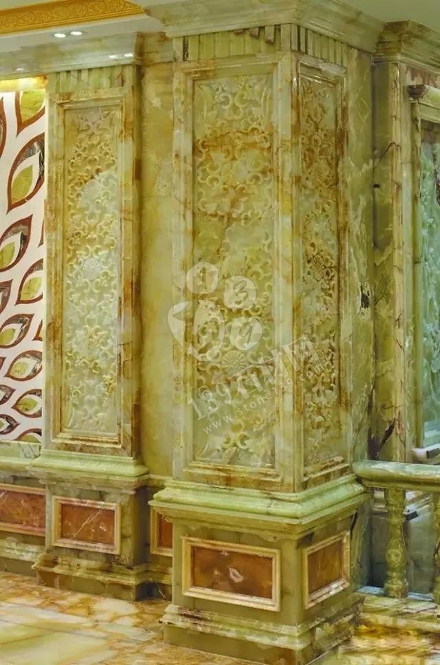 玉石豪宅內部裝飾 百億石材豪宅