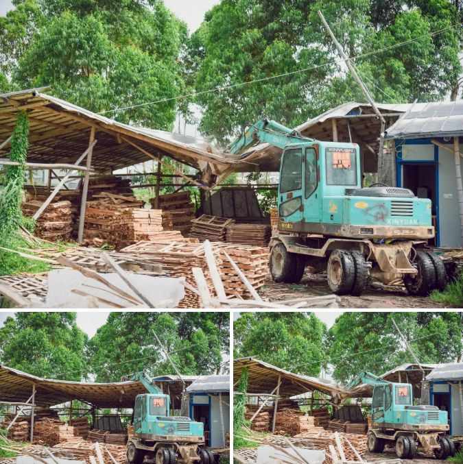 南安市石井鎮“重拳出擊”:取締“三無”石材加工廠,拆除面積總計1670平方米