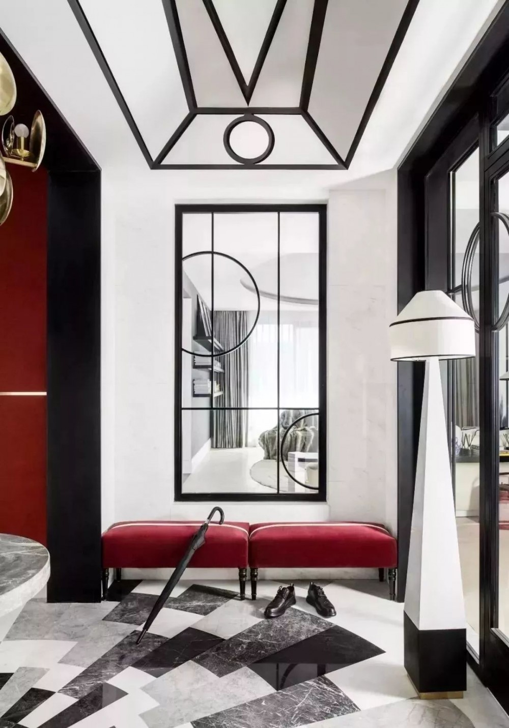 另類石材設(shè)計，大理石拼花還可以這樣設(shè)計著拼