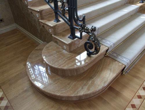 別墅石材樓梯,別墅大理石樓梯裝飾案例