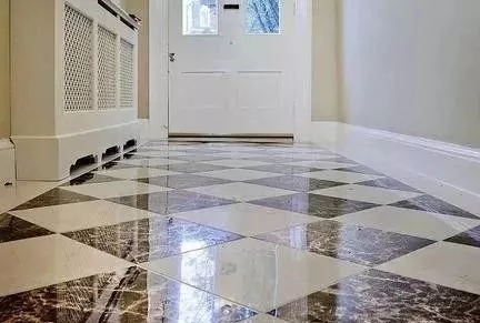 大理石地面損壞原因及修復方法