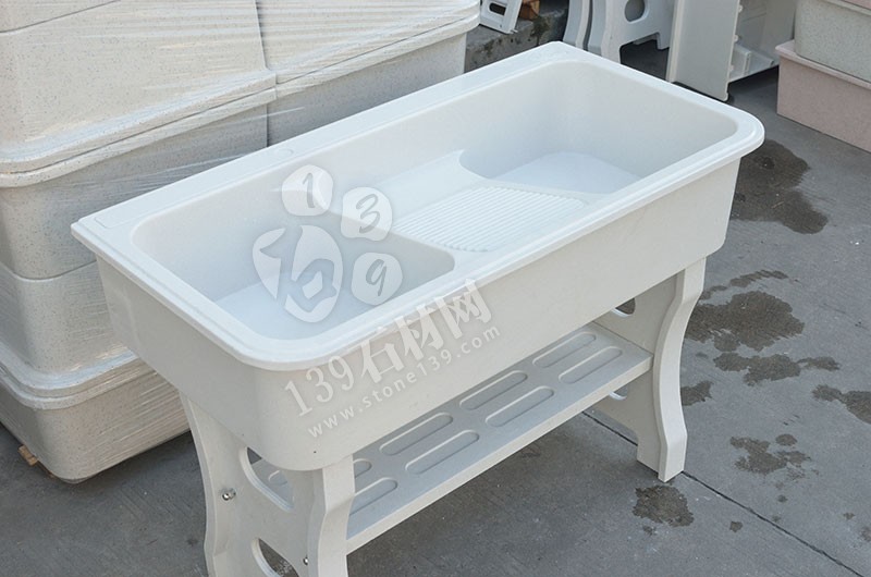 華信石材 石英石洗衣池產品