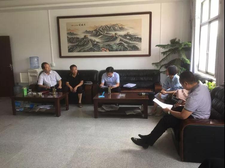 湖北麻城市委常委王波帶隊督辦石材污染問題整改落實情況