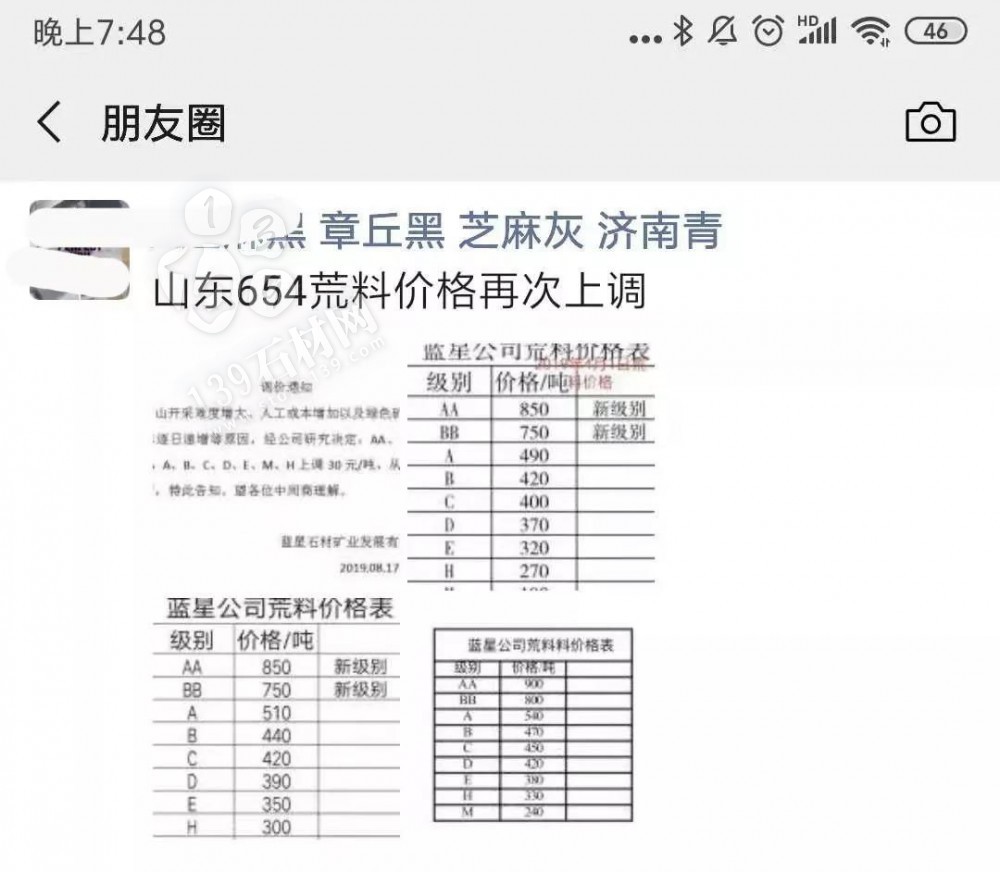 山東芝麻黑（章丘黑）上調(diào)30-50元/噸。附最新價(jià)格表！