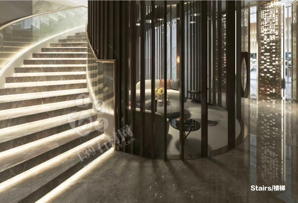 灰色大理石裝飾設(shè)計新貴-古斯頓灰經(jīng)典方案