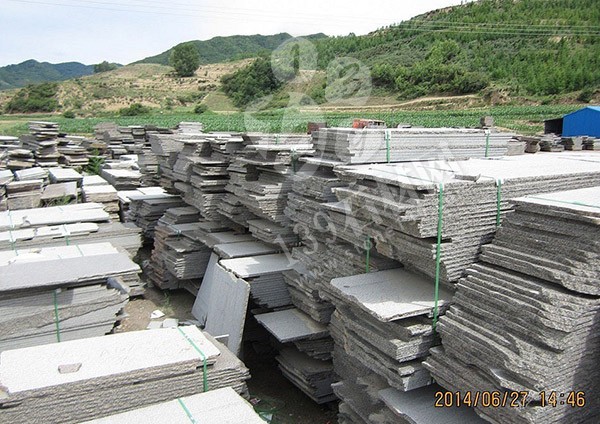 山西興縣紅花崗巖工廠加工過程