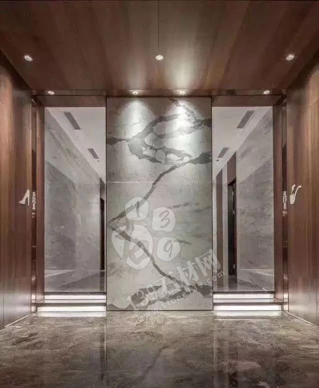 魚肚白大理石裝飾