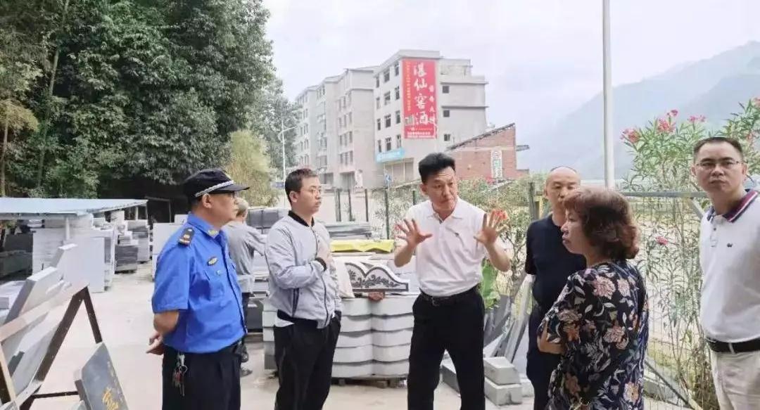 中國福建省南平市政和縣拆除4家石材加工場,拆除面積達1360平方米