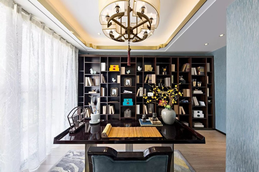 文人書香氣息濃厚的大理石背景墻裝飾風格