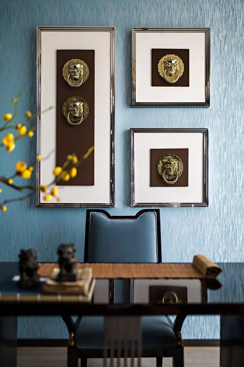 文人書香氣息濃厚的大理石背景墻裝飾風格