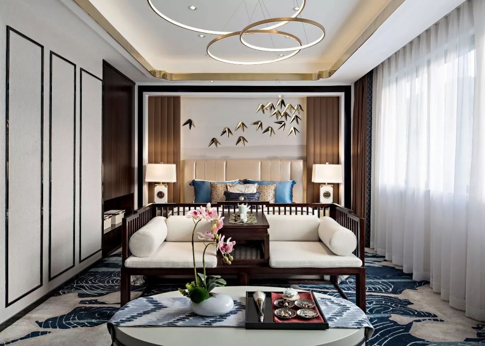 文人書香氣息濃厚的大理石背景墻裝飾風格