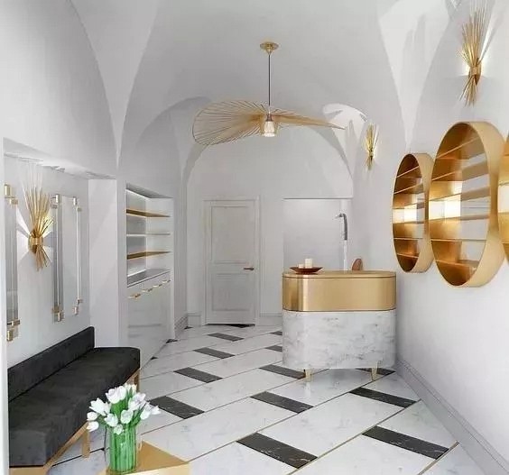 石材加銅條為什么會發綠?如何避免?