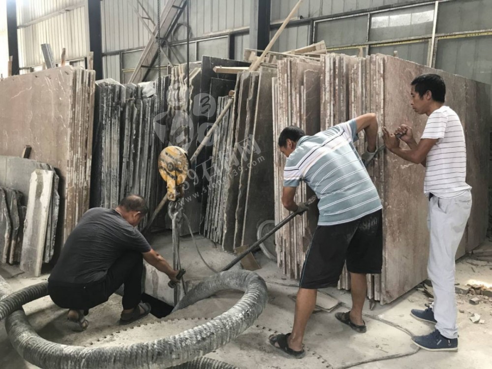 湖北通山對大理石工業園開展集中停產整治!