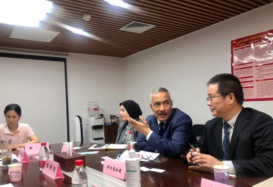 埃及公使到訪中國石材協會,推動中埃石材合作