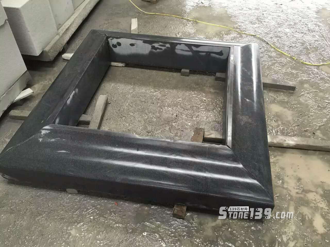 福建芝麻黑（長泰老礦）石材各種表面及產品展示