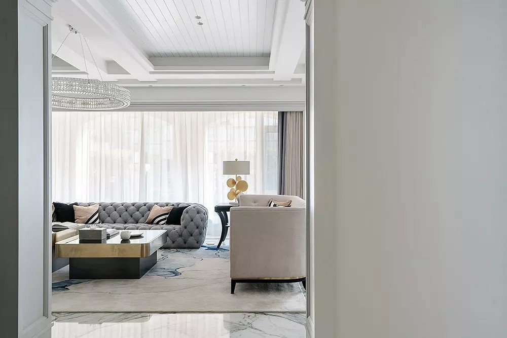 黑白大理石+金屬線，精致優雅的完美搭配