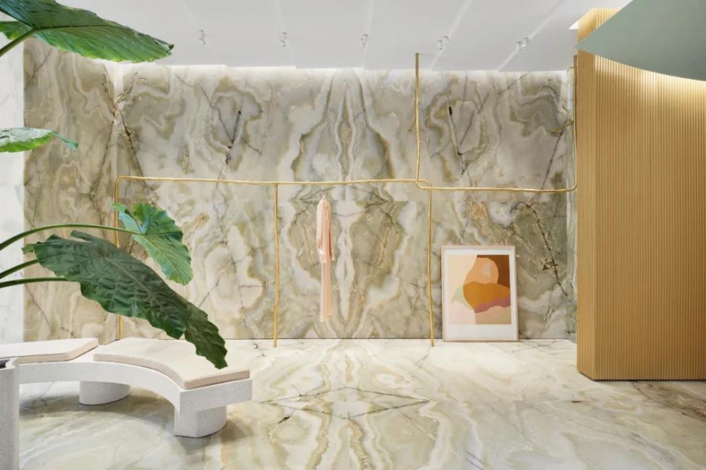 青玉(淺青玉)大理石案例 | 羅馬forte_forte門店