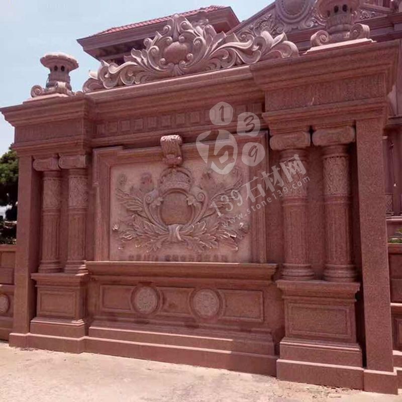 壽寧紅（福壽紅、雞血紅）石材應用案例欣賞