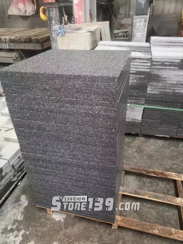 廣西芝麻黑花崗巖園林裝飾成品