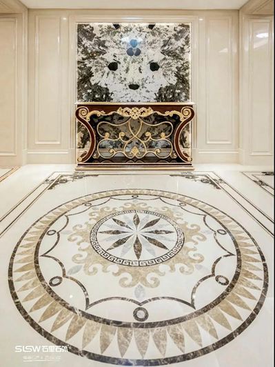 有品位的大理石拼花裝飾應用/自然/時尚/經典/高雅
