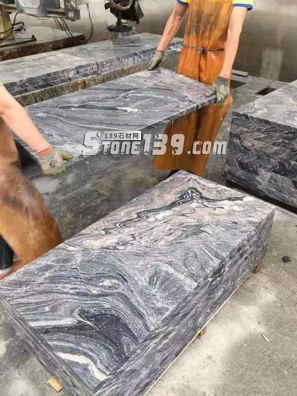 【羅田縣華宇石材】經(jīng)營湖北浪淘沙、芝麻灰、芝麻白花崗巖系列產(chǎn)品