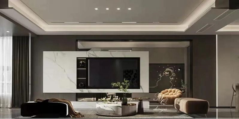 “懸空”石材背景墻怎么設(shè)計(jì)?怎么安裝?