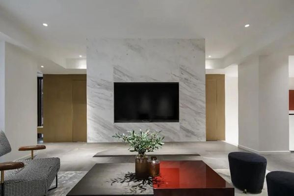 “懸空”石材背景墻怎么設(shè)計(jì)?怎么安裝?