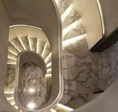 樓梯界的天花板-大理石樓梯欣賞 大理石樓梯