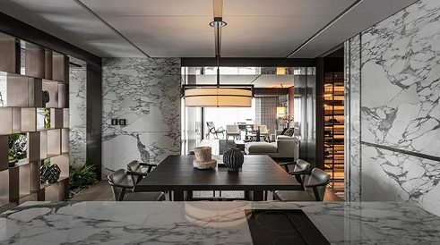 進(jìn)口意大利大花白大理石(老礦大花白和山水紋大花白)圖文介紹 意大利大花白大理石