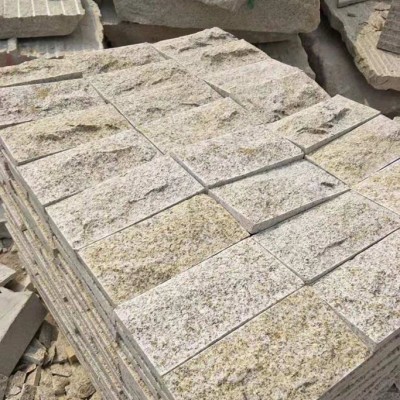 山東黃銹石自然面小規格板