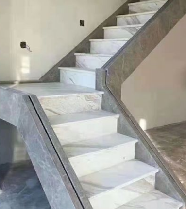 家裝選擇天然石材(大理石)樓梯價格費用如何算 大理石樓梯