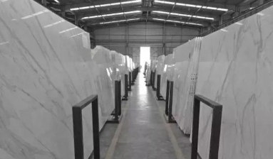 高檔進口白色大理石(雪花白)選料、加工、安裝、結晶護理的一些注意事項 雪花白大理石